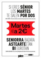 Los martes cine a 2 euros para los mayores de 65 años
