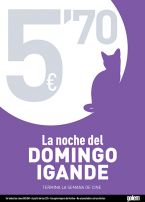 Domingo a la noche por 5.70€