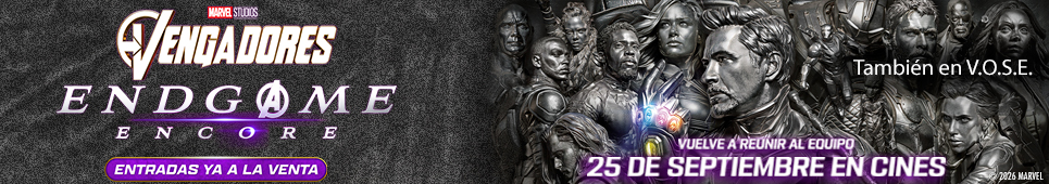  ¡Vengadores, reuníos! Las entradas de VENGADORES ENDGAME: ENCORE están a la venta.