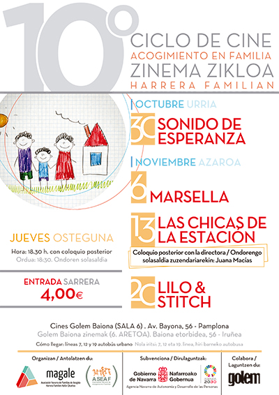 10º Ciclo de Cine Acogimiento en Familia / Zinema Zikloa Harrera Familian