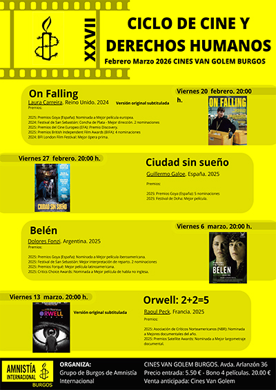 XXVII Ciclo de Cine y Derechos Humanos